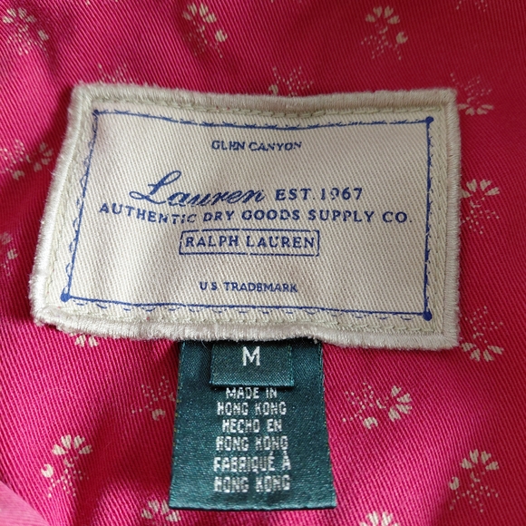 Ralph Lauren Vintage Red Jacket W/Floral Pattern Western Style Size M - Picture 5 of 9